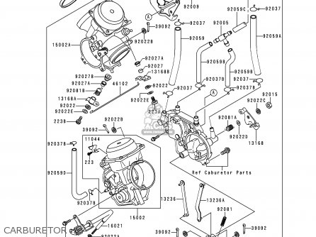 CARBURETOR - VN750A15 VULCAN 750 1999 USA CALIFORNIA