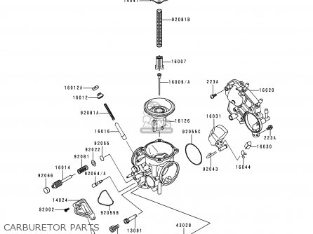 CARBURETOR PARTS - VN750A15 VULCAN 750 1999 USA CALIFORNIA