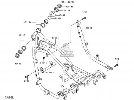 FRAME - VN750A15 VULCAN 750 1999 USA CALIFORNIA