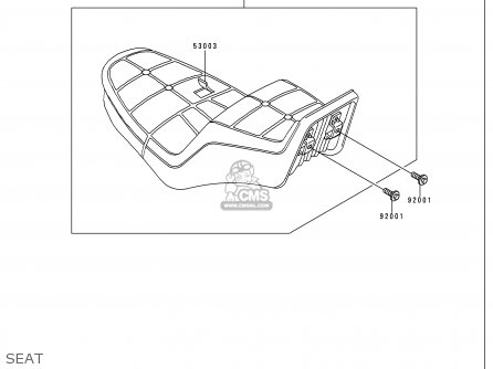 SEAT - VN750A15 VULCAN 750 1999 USA CALIFORNIA