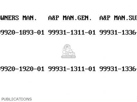 PUBLICATIONS - VN750A15 VULCAN 750 1999 USA CALIFORNIA