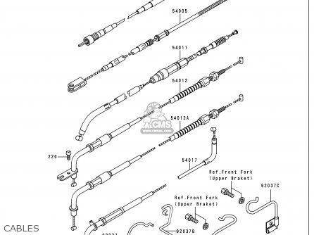 CABLES - VN750A16 VULCAN 750 2000 USA CALIFORNIA