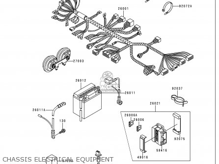 CHASSIS ELECTRICAL EQUIPMENT - VN750A16 VULCAN 750 2000 USA CALIFORNIA