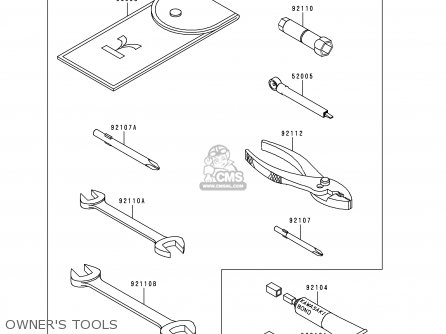 OWNER'S TOOLS - VN750A16 VULCAN 750 2000 USA CALIFORNIA