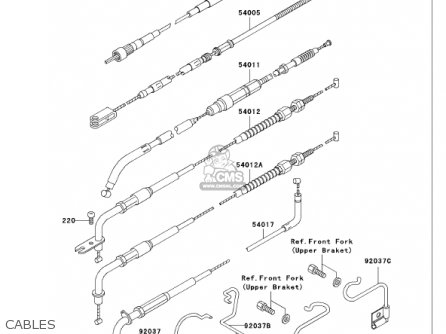 CABLES - VN750A17 VULCAN 750 2001 USA CALIFORNIA