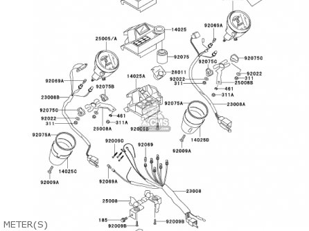 METER(S) - VN750A17 VULCAN 750 2001 USA CALIFORNIA