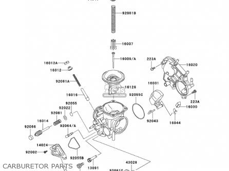 CARBURETOR PARTS - VN750A18 VULCAN 750 2002 USA CALIFORNIA