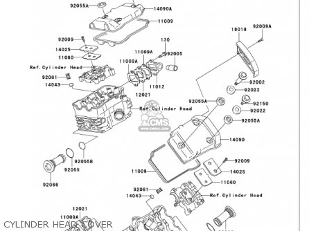 CYLINDER HEAD COVER - VN750A18 VULCAN 750 2002 USA CALIFORNIA