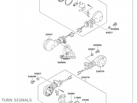 TURN SIGNALS - VN750A18 VULCAN 750 2002 USA CALIFORNIA