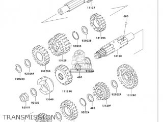 TRANSMISSION - VN750A19 VULCAN 750 2003 USA CALIFORNIA