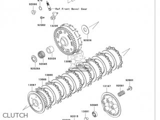 CLUTCH - VN750A19 VULCAN 750 2003 USA CALIFORNIA