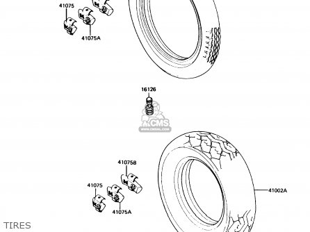 TIRES - VN750A2 VULCAN 750 1986 USA CALIFORNIA CANADA