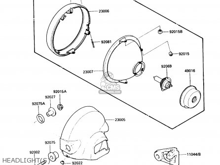 HEADLIGHT(S) - VN750A2 VULCAN 750 1986 USA CALIFORNIA CANADA