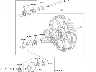 FRONT WHEEL - VN750A20 VULCAN 750 2004 USA CALIFORNIA