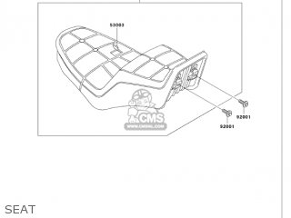 SEAT - VN750A20 VULCAN 750 2004 USA CALIFORNIA