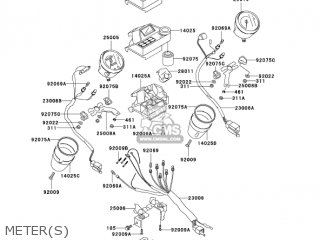 METER(S) - VN750A21 VULCAN 750 2005 USA CALIFORNIA