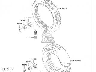 TIRES - VN750A21 VULCAN 750 2005 USA CALIFORNIA