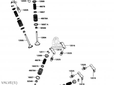 VALVE(S) - VN750A3 VULCAN 750 1987 USA CALIFORNIA CANADA
