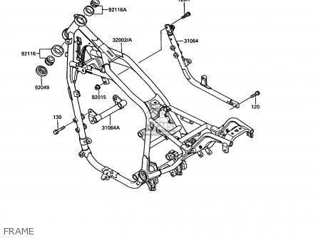 FRAME - VN750A4 VN750 TWIN 1988 EUROPE FR UK AR FG IT NR SD ST