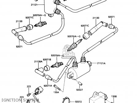 IGNITION SYSTEM - VN750A4 VULCAN 750 1988 USA CALIFORNIA CANADA