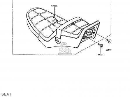 SEAT - VN750A5 VN750 TWIN 1989 EUROPE FR UK FG NR SD ST