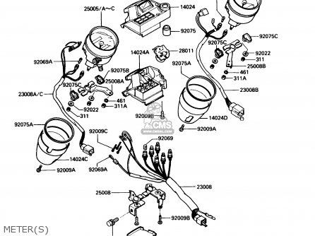 METER(S) - VN750A5 VULCAN 750 1989 USA CALIFORNIA