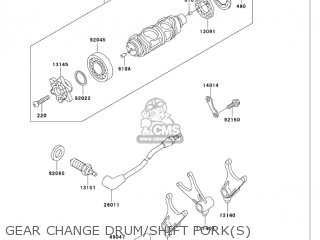 Kawasaki VN750A6F VULCAN 750 2006 USA CALIFORNIA parts lists and schematics