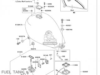 FUEL TANK - VN750A6F VULCAN 750 2006 USA CALIFORNIA