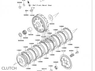 CLUTCH - VN750A6F VULCAN 750 2006 USA CALIFORNIA