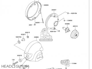 HEADLIGHT(S) - VN750A6F VULCAN 750 2006 USA CALIFORNIA