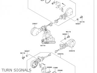 TURN SIGNALS - VN750A6F VULCAN 750 2006 USA CALIFORNIA