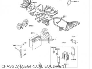 CHASSIS ELECTRICAL EQUIPMENT - VN750A6F VULCAN 750 2006 USA CALIFORNIA
