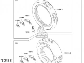 TIRES - VN750A6F VULCAN 750 2006 USA CALIFORNIA