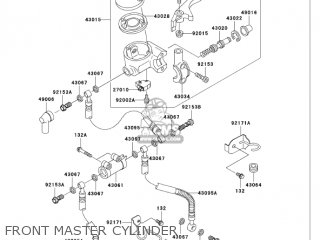 FRONT MASTER CYLINDER - VN750A6F VULCAN 750 2006 USA CALIFORNIA