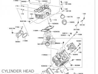 CYLINDER HEAD - VN750A6F VULCAN 750 2006 USA CALIFORNIA