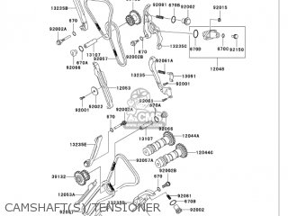 CAMSHAFT(S)/TENSIONER - VN750A6F VULCAN 750 2006 USA CALIFORNIA