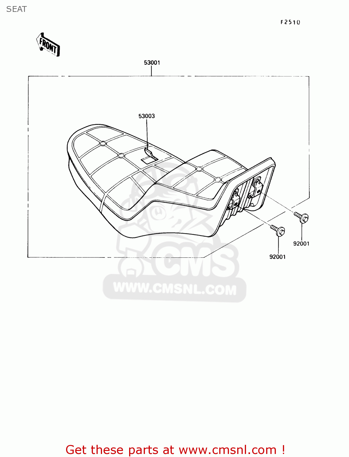 SEAT VN750A7 VULCAN 750 1991 USA CALIFORNIA CANADA