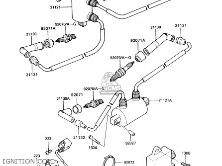 IGNITION COIL - VN750A7 VULCAN 750 1991 USA CALIFORNIA CANADA