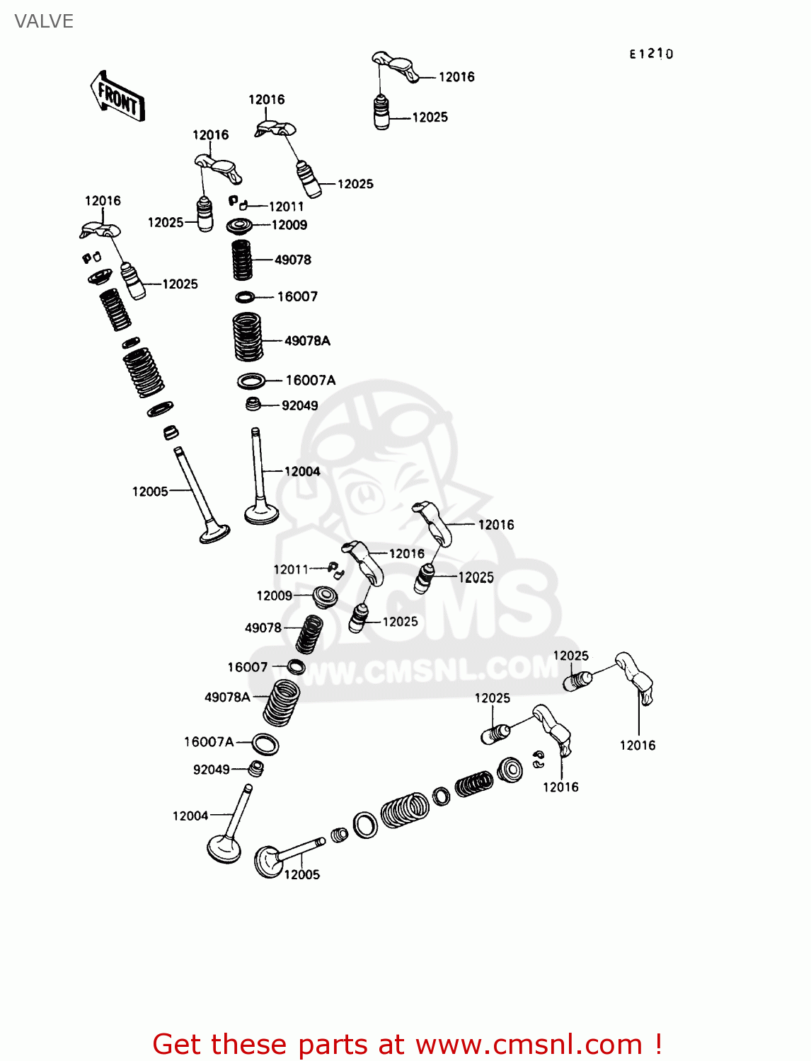 VALVE VN750A9 VN750 TWIN 1993 UNITED KINGDOM FR NL FG IT SP