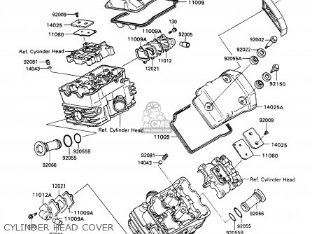 CYLINDER HEAD COVER - VN750A9 VN750 TWIN 1993 UNITED KINGDOM FR NL FG IT SP