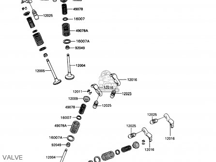 VALVE - VN750A9 VN750 TWIN 1993 UNITED KINGDOM FR NL FG IT SP