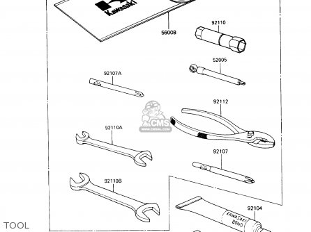 TOOL - VN750A9 VN750 TWIN 1993 UNITED KINGDOM FR NL FG IT SP