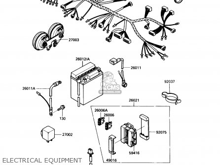ELECTRICAL EQUIPMENT - VN750A9 VULCAN 750 1993 USA CALIFORNIA CANADA