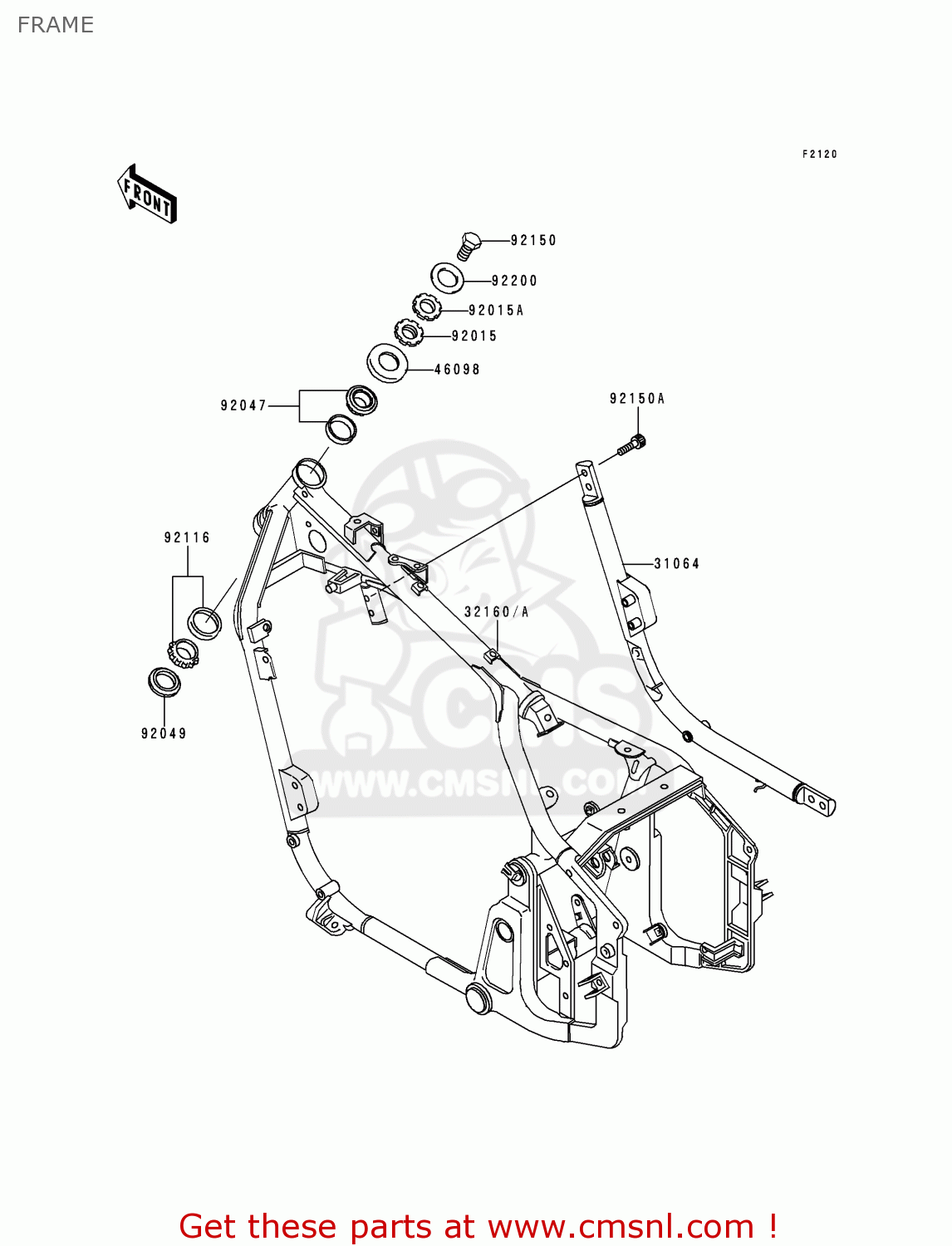 FRAME VN800A1 1995 EUROPE UK FR AR FG GR IT NR SD SP ST