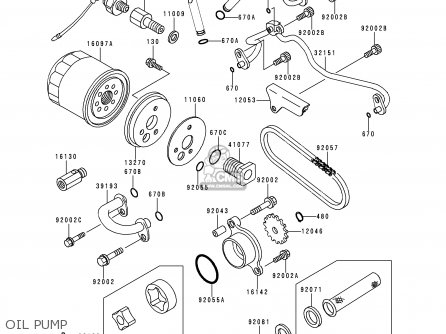 OIL PUMP - VN800A1 1995 EUROPE UK FR AR FG GR IT NR SD SP ST