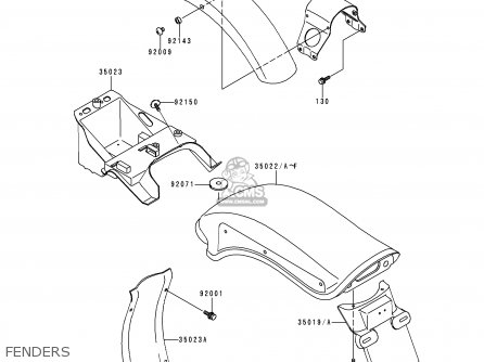 FENDERS - VN800A1 1995 EUROPE UK FR AR FG GR IT NR SD SP ST