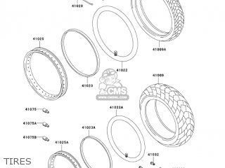 TIRES - VN800A10 VULCAN 800 2004 USA CALIFORNIA