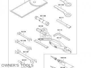 OWNER'S TOOLS - VN800A10 VULCAN 800 2004 USA CALIFORNIA