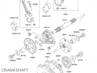 CRANKSHAFT - VN800A10 VULCAN 800 2004 USA CALIFORNIA