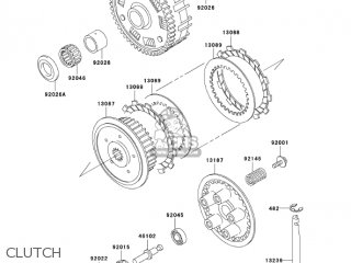 CLUTCH - VN800A11 VULCAN 800 2005 USA CALIFORNIA